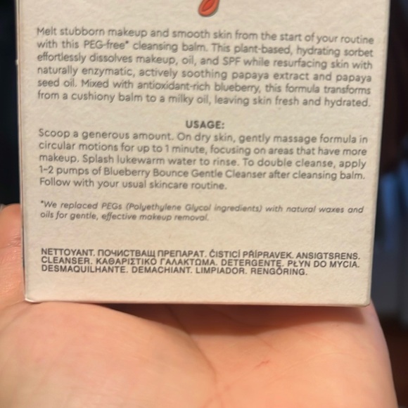 Glow Recipe Papaya Sorbet Enzyme Cleansing Balm - Picture 8 of 9